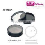 Round Empty Compact Powder Case Matte Plastic Comestic Packaging Box PRIVATE LABEL Makeup Container thumbnail-3