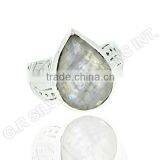 Rainbow Moonstone Gemstone Jewelry,925 Sterling Silver Women Rings Jewelry thumbnail-2