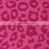 Waterproof Polyester Spandex Woven Jacquard Leopard Stretch Fabric for Shorts