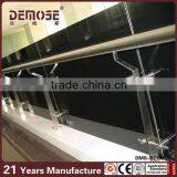 Decorative Wood Balusters for Glass Railing for France