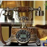 Antique Europe style resin antique telephone cordless for home decor and used