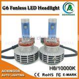 H8 G6 New Generation Canbus Led Head Light h4 h7 h8 h9 H11 H13 9004 9005 9006 9007 Car Led Headlight Kit thumbnail-3