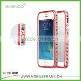 Diamond Metal Bumper With TPU Case for IPhone 5/5S