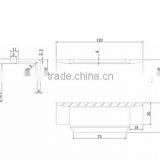 120x16 Red High-polymers Elevator Guide Shoe Liner in Elevator Parts thumbnail-2