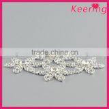 Latest Four Flowers Rhinestone Embellishment Sew on Garment WRE-260 Quality Choice thumbnail-2