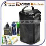 2015 Popular Faux Men's PU Leather Cosmetic Makeup Bag New Design Wash Hotel Toiletry Bag thumbnail-1
