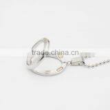 Top Quality Steel Photo Frame Locket Pendant Oval Photo Frame Pendant for Women thumbnail-3