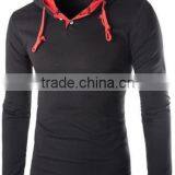 Men's Long Sleeved T-shirt Stitching Solid Design Casual Outdoors Long Sleeved t Shirt Quality Choice thumbnail-5