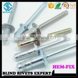 HIGH QUALITY HOT SELLING FACTORY ANTI VIBRATION HEM-LOK BLIND RIVETS FOR TRUCK thumbnail-1