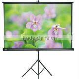 (50"-110") Matte White Portable Tripod Projection Screen(Foldable Projector Screen) thumbnail-1