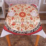 Round Table Overlay/round Table Cloths Cotton/round Tablecloth 120 thumbnail-4