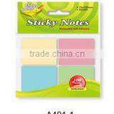 Neon or Pastel color Assorted sticky notes for shool, office, family et