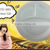 Biodegradable Plates 10" 3 Compartment thumbnail-1