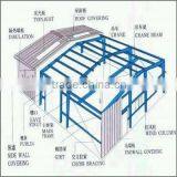 CE Standard Galvanized Large Span Steel Structure Workshop/warehouse/building