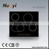 Fashion 4 Burner Black Tempered Glass Gas Cooker/commercial Kitchen Gas Stoves/portable Pellet Gas Stove