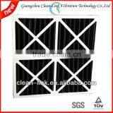 foldaway activated carbon fibre conditioning system pleated filter