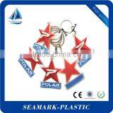 2016 Stylish Custom Beautiful Keychain Design Rubber Keyrings for Promotion