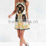 Printing 2016 New Designer Sexy With Strapy Back Bohemian Style Mini Dress for Women thumbnail-6