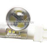 80W SE OUL T25 3157 LED Brake Signal Tail Light Bulb Xenon White 12V 24V DC thumbnail-3