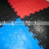 Coin Top Interlocking Vinyl Tiles
