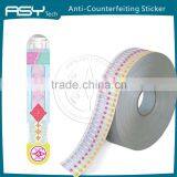 Hot Stamping Visible UV Serial Numbers Security Sticker thumbnail-3