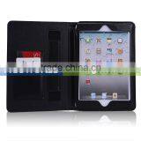 Leather Case Cover and Flip Stand With Elastic Hand Strap For IPad Mini- Automatically Wakes and Sleeping Function