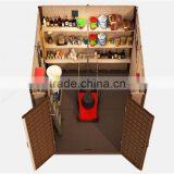 2016 Wholesale Price Plastic Garden Sheds Storage Trailer House thumbnail-3