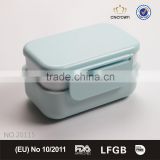 Elegant stackable bento box 2 layer plastic lunch box