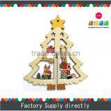 Natural Color New Custom Made Collapsible Wooden Christmas Tree thumbnail-1
