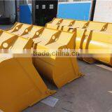 Customized WA320-3 Wheel Loader Standard/Rock/Bigger/Strengthened Bucket,2.3M3 Wearable Bucket for Sale thumbnail-1