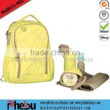 Best Nylon diaper bag backpack With bottle holder(MAB15-002)