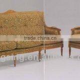Wooden Frame Old Style Vintage Sofa Set Designs