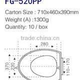 Hotel Reusable Lavatory Ceramic Toilet Seat Round pp Toilet Seat Covers thumbnail-2