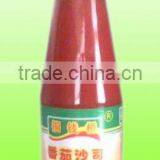 340g tomato ketchup hot sell china tomato paste glass bottle