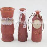 Colored Thin Glass Vase thumbnail-2