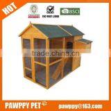 Chinese Cheap Wooden Chicken Coop With Large Run thumbnail-1