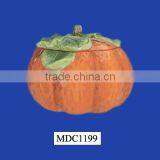 Pumpkin Clay Urn thumbnail-1