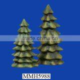 New Product Novelty Green Resin Christmas Tree Topper thumbnail-1