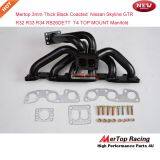 Mertop 3mm Thick Black Coated Niss** Skyline GTR R32 R33 R34 RB26DET RB26 T4 TWIN TOP MOUNT Turbo Exhaust Manifold thumbnail-2
