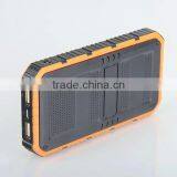 High Capacity Dual USB 20000mah Universal Solar Power Bank for Smart Phone thumbnail-3
