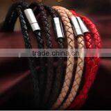 2016 New Arrival Fashion Real Leather Bracelet / Genuine Braided Leather Bracelet thumbnail-3