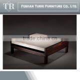 Modern Square Travertine With Tempered Glass Surface Center Table thumbnail-6