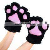 Anime Cosplay Party Costume Cute Cat Bear Plush Paw Claw Gloves thumbnail-3