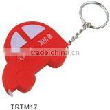 Red Color Car Cute Tape Measure With Key Chain thumbnail-1