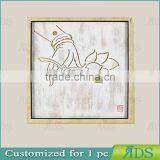 Framed Handmade Gold Leaf Buddha Wall Art For Home Decoration thumbnail-3