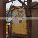 Life Size Snake With Logo Decoration for Zoo or Theme Park thumbnail-3