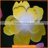 Soarpean Hotel Mall Dec Yellow Acrylic Flower