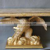 Hot Sale Luxury Vanity Gold Eagle Console Table thumbnail-2