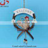 Hot Sales With Wood Rooster Easter Decorations Grapevine Wreath Hanger thumbnail-1