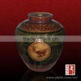 Ancient Style Excellent Quality Handmade Ceramic Clay Wine Jar Made in Jingdezhen thumbnail-1